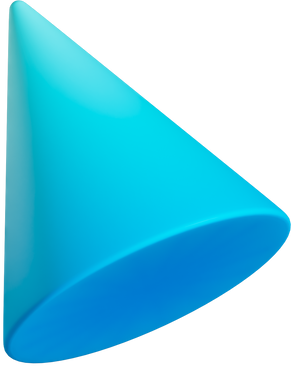 3D Smooth Gradient  Cone