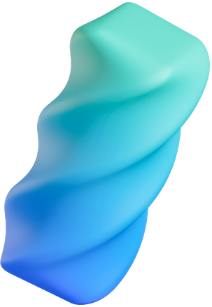 3D Smooth Gradient  Twisted Rectangle