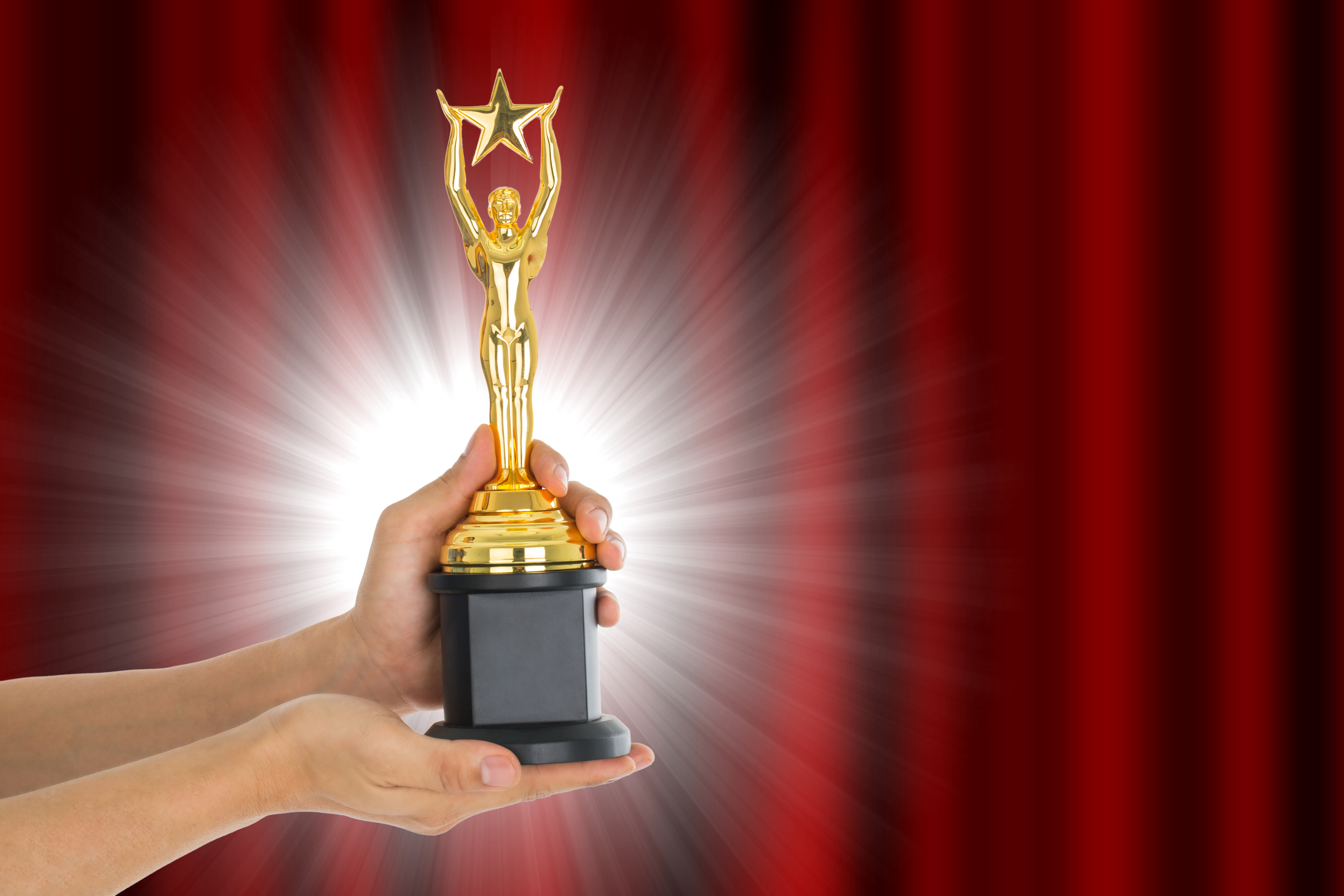 Award Trophy for winner achievement